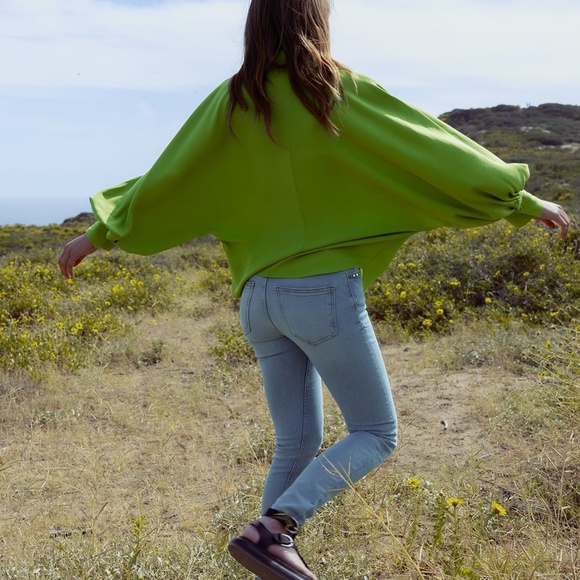 ZARA The Mid Waist Studded Skinny Jeans Size 6 BNWT - Picture 5 of 7